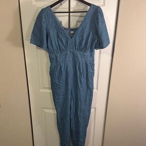 Blue Denim Jumpsuit